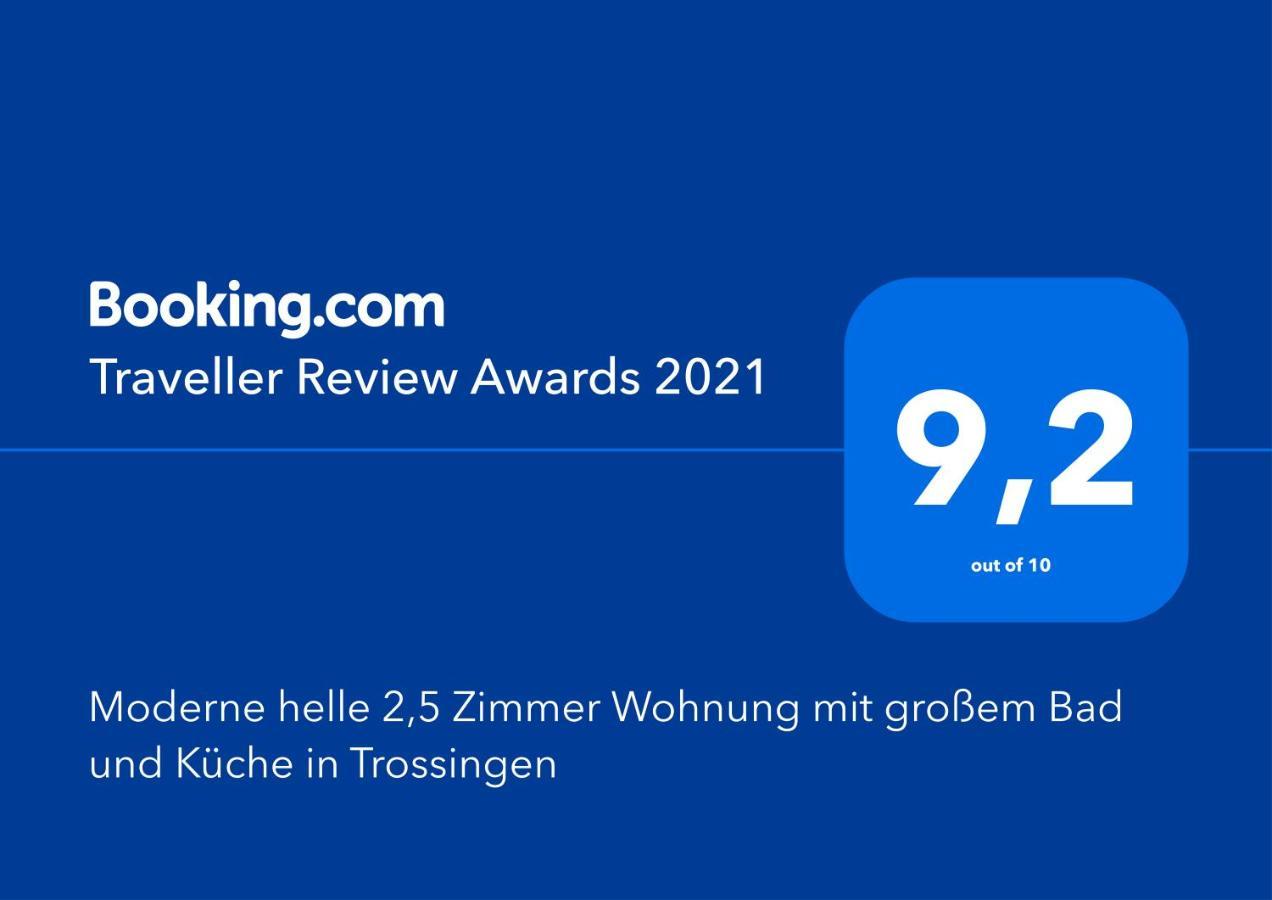 Moderne Helle 2,5 Zimmer Wohnung Mit Grossem Bad Und Kueche In Trossingen Exteriér fotografie